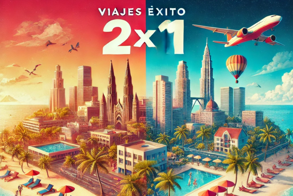 viajes exito 2x1